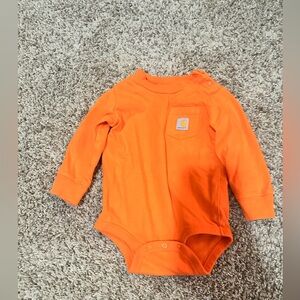 Carhartt Vibrant Orange Kids Bodysuit